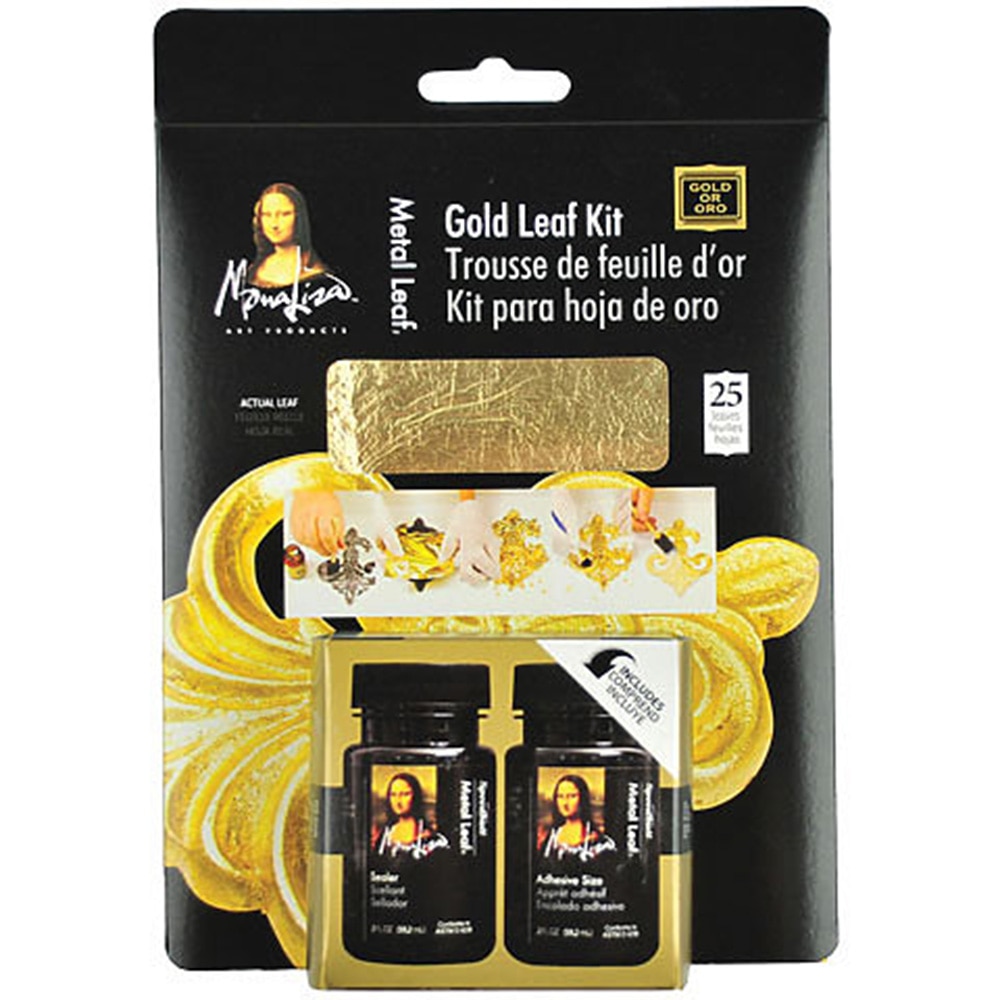 Craft Supplies, Art & School, Mona Lisa, Gold Leaf, Kit, 5652